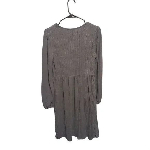 Zeagoo Women's Casual Knit Sweater Dress with Pockets Crew Medium, Blue/Grayish - Picture 10 of 15